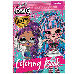 Книжка-розмальовка зі стікерами "L.O.L O.M.G. Queens"