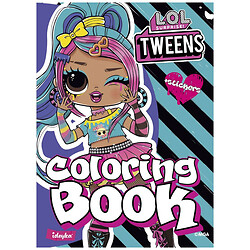 Книжка-розмальовка зі стікерами "Tweens Emma Emo"