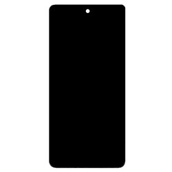 Дисплей (экран) Xiaomi Redmi Note 14, С сенсорным стеклом, С рамкой, IPS, Черный