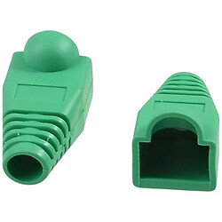 Колпачок на RJ45 Cat6A/Cat7, зеленый, для кабеля диаметром 6,5-7,5мм HT-H775GN-100