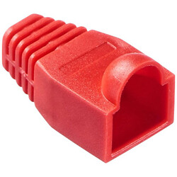 Ковпачок на RJ45 Cat6A/Cat7, червоний, для кабелю діаметром 6,5-7,5мм HT-H775RD-100