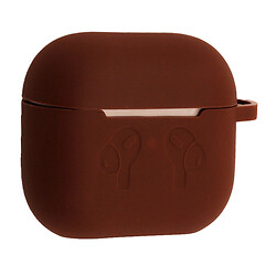 Чохол (накладка) Apple AirPods 3, Silicone Classic Case, Коричневий