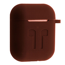 Чохол (накладка) Apple AirPods/AirPods 2, Silicone Classic Case, Коричневий