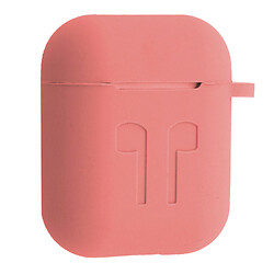 Чехол (накладка) Apple AirPods / AirPods 2, Silicone Classic Case, Dark Pink, Розовый