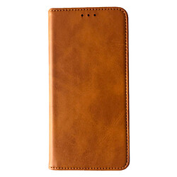 Чехол (книжка) Xiaomi Redmi Note 14 Pro 4G, Leather Case Fold, Коричневый