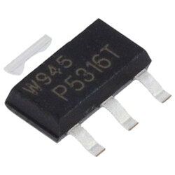 Транзистор біполярний PNP BCP53-16TX, 80 V