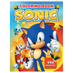 Розмальовка із завданнями "Sonic", укр