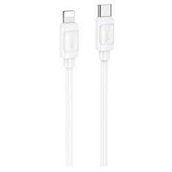USB кабель Hoco X115 Apple iPhone SE 2022 / iPhone 14 Pro Max / iPhone 14 Plus / iPhone 14 Pro / iPhone 14 / iPhone 13 Pro / iPhone 13 Mini / iPhone 13 / iPhone 13 Pro Max / iPhone 12 Mini / iPhone 12 Pro Max, Lightning, 1.0 м., Білий