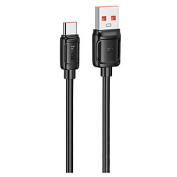 USB кабель Hoco X115 Surpass, Type-C, 1.0 м., Черный