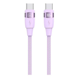 USB кабель Usams US-SJ633 U85, Type-C, 2.0 м., Фиолетовый