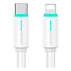 USB кабель US-SJ735 Bicolor Apple iPhone SE 2022 / iPhone 14 Pro Max / iPhone 14 Plus / iPhone 14 Pro / iPhone 14 / iPhone 13 Pro / iPhone 13 Mini / iPhone 13 / iPhone 13 Pro Max / iPhone 12 Mini / iPhone 12 Pro Max, Lightning, 1.0 м.
