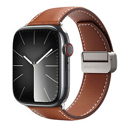 Ремінець Apple Watch 42 / Watch 44, Dux Ducis Genuine, Коричневий