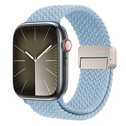 Ремінець Apple Watch 38 / Watch 40, Dux Ducis Woven, Light Blue, Блакитний