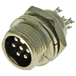 Разъем микрофонный GX12F-6S (KLS15-225-M12-6 M1)