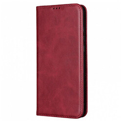 Чехол (книжка) Xiaomi Poco C71 / Redmi A5, Leather Case Fold, Dark Red, Красный