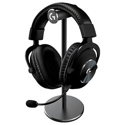 Гарнітура Logitech G Pro X with Stand, З мікрофоном, Чорний