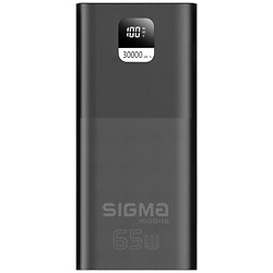 Портативна батарея (Power Bank) Sigma mobile X-Power SI30A6QLX, 30000 mAh, Чорний