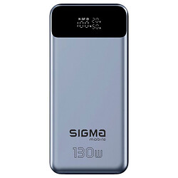 Портативна батарея (Power Bank) Sigma mobile X-Power SI30A7QLX, 30000 mAh, Срібний