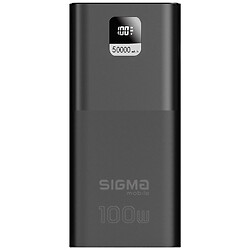 Портативна батарея (Power Bank) Sigma mobile X-Power SI50A6QLX, 50000 mAh, Чорний