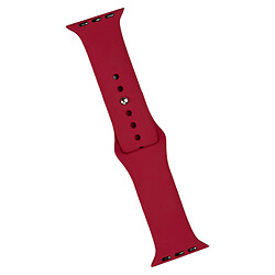 Ремешок Apple Watch 38 / Watch 40, Silicone WatchBand, Wine Red, Красный