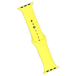 Ремінець Apple Watch 42 / Watch 44, Silicone WatchBand, Pale Lemon, Жовтий