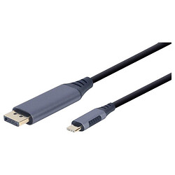 Кабель Cablexpert CC-USB3C-DPF-01-6, Type-C, DisplayPort, 1.8 м., Чорний