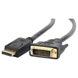 Кабель Cablexpert CC-DPM-DVIM-1M, DisplayPort, DVI, 1.0 м., Чорний