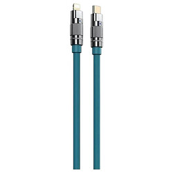 Кабель Remax RC-C053 Wefon Apple iPhone SE 2022 / iPhone 14 Pro Max / iPhone 14 Plus / iPhone 14 Pro / iPhone 14 / iPhone 13 Pro / iPhone 13 Mini / iPhone 13 / iPhone 13 Pro Max / iPhone 12 Mini / iPhone 12 Pro Max, Lightning, 1.2 м., Синий