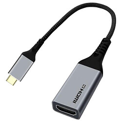 Перехідник Cablexpert A-CM-HDMIF4K, Type-C, HDMI, 0.15 м., Чорний