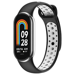 Ремінець Xiaomi Mi Band 8 / Mi Band 9, BeCover Nike, Black-White, Чорний