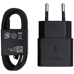 СЗУ Samsung EP-T2510, С кабелем, Type-C, Черный