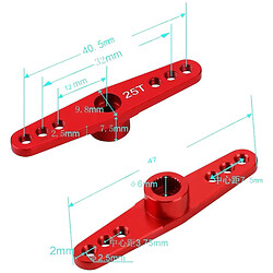 Важель для серво 25T 42mm 2 Point