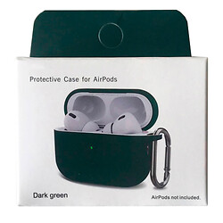 Чехол (накладка) Apple AirPods 3, Silicone Classic Case, Dark Green, Зеленый