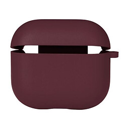 Чохол (накладка) Apple AirPods 4, Silicone Classic Case, Maroon, Бордовий