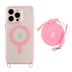 Чехол (накладка) Apple iPhone 13 Pro Max, Lanyard, MagSafe, Розовый