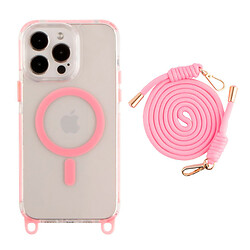 Чехол (накладка) Apple iPhone 13 Pro, Lanyard, MagSafe, Розовый