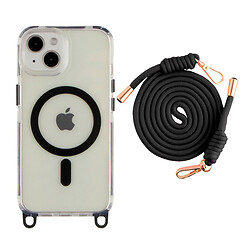 Чохол (накладка) Apple iPhone 13, Lanyard, MagSafe, Чорний