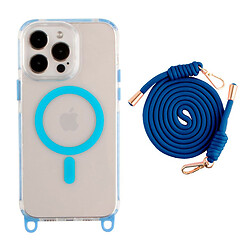 Чехол (накладка) Apple iPhone 14 Pro, Lanyard, MagSafe, Sky Blue, Голубой