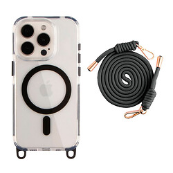 Чехол (накладка) Apple iPhone 15 Pro Max, Lanyard, MagSafe, Черный