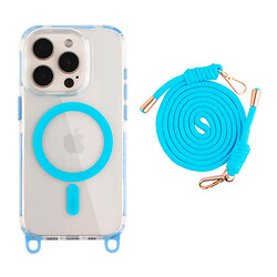 Чехол (накладка) Apple iPhone 15 Pro, Lanyard, MagSafe, Sky Blue, Голубой