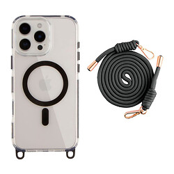 Чохол (накладка) Apple iPhone 16 Pro Max, Lanyard, MagSafe, Чорний