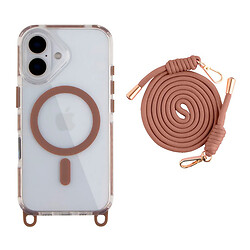 Чехол (накладка) Apple iPhone 16, Lanyard, MagSafe, Desert Gold, Золотой