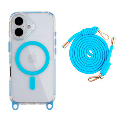 Чехол (накладка) Apple iPhone 16, Lanyard, MagSafe, Sky Blue, Голубой
