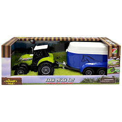 Трактор с прицепом, подсветка, звук, Huanzhi Toys