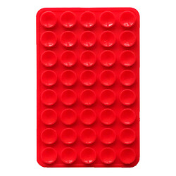 Утримувач-присоска Double Side Silicone, Червоний