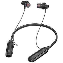 Bluetooth-гарнитура Promate Leap Black, С микрофоном, Стерео, Черный
