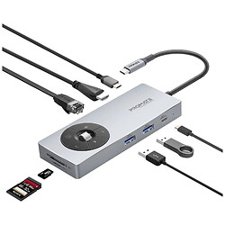 USB Hub Promate ComandHub-Pro, Серый