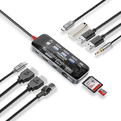 USB Hub Promate TransHub-Pro, Серый