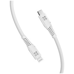 Кабель Promate PowerLine-Ci120 Apple iPhone SE 2022 / iPhone 14 Pro Max / iPhone 14 Plus / iPhone 14 Pro / iPhone 14 / iPhone 13 Pro / iPhone 13 Mini / iPhone 13 / iPhone 13 Pro Max / iPhone 12 Mini / iPhone 12 Pro Max, Lightning, 1.2 м., Білий