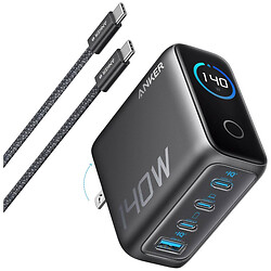 СЗУ Anker Laptop GaN Charger, С кабелем, Type-C, Черный